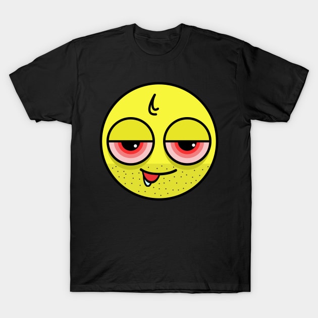 Hangover Face T-Shirt by flimflamsam